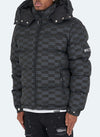 Monogram Puffer Jacket - Black