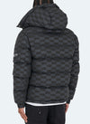 Monogram Puffer Jacket - Black