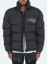 Signature Puffer Jacket - Black