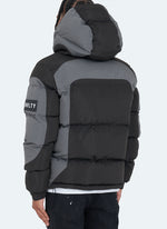 Shadow Puffer Jacket - Black/Grey