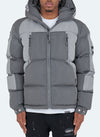 Shadow Puffer Jacket - Charcoal Grey/Light Grey