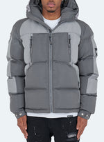 Shadow Puffer Jacket - Charcoal Grey/Light Grey