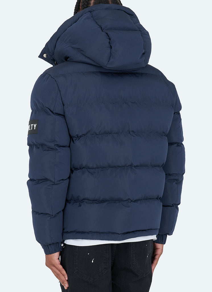 NVLTY - Essential Puffer Jacket - Navy – N V L T Y