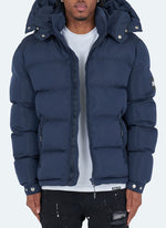 Essential Puffer Jacket - Navy