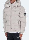 Paint Puffer Jacket - Off White
