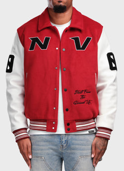 All Star Varsity Jacket - Red