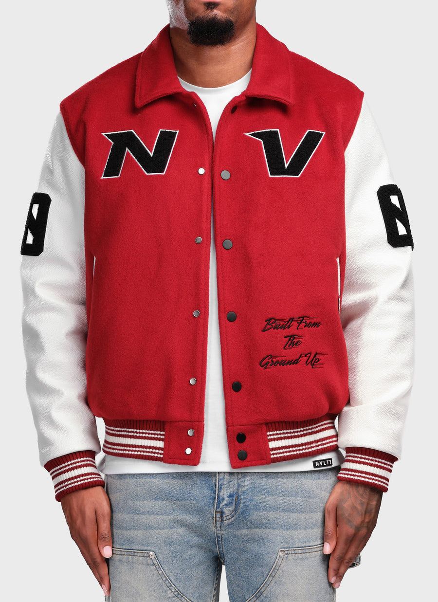 All Star Varsity Jacket - Red