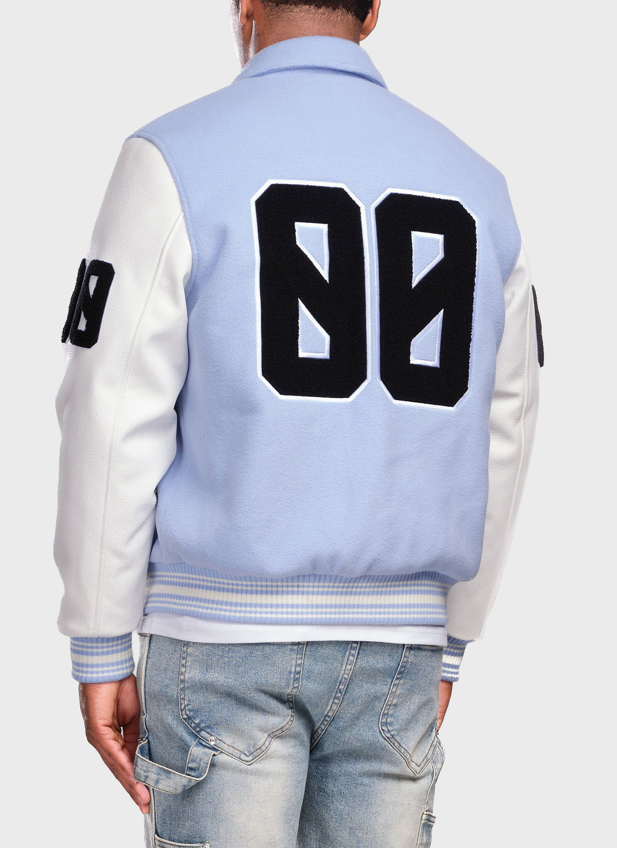 All Star Varsity Jacket - Baby Blue