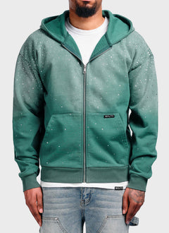 Vintage Flooded VVS Zip Hoodie - Green