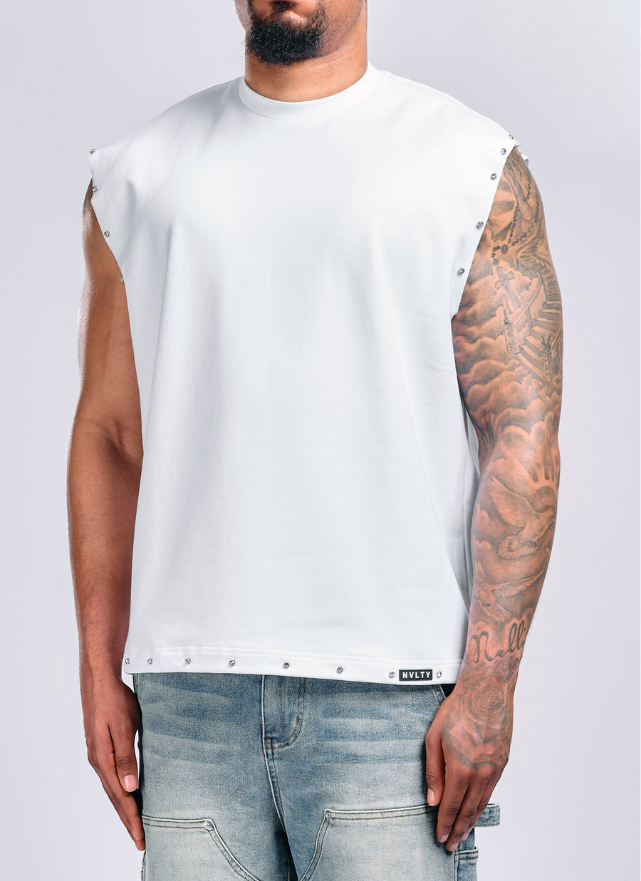 VVS Sleeveless T-Shirt - White
