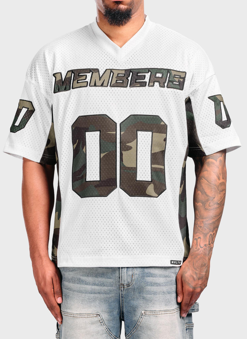 Members Camo Jersey - White