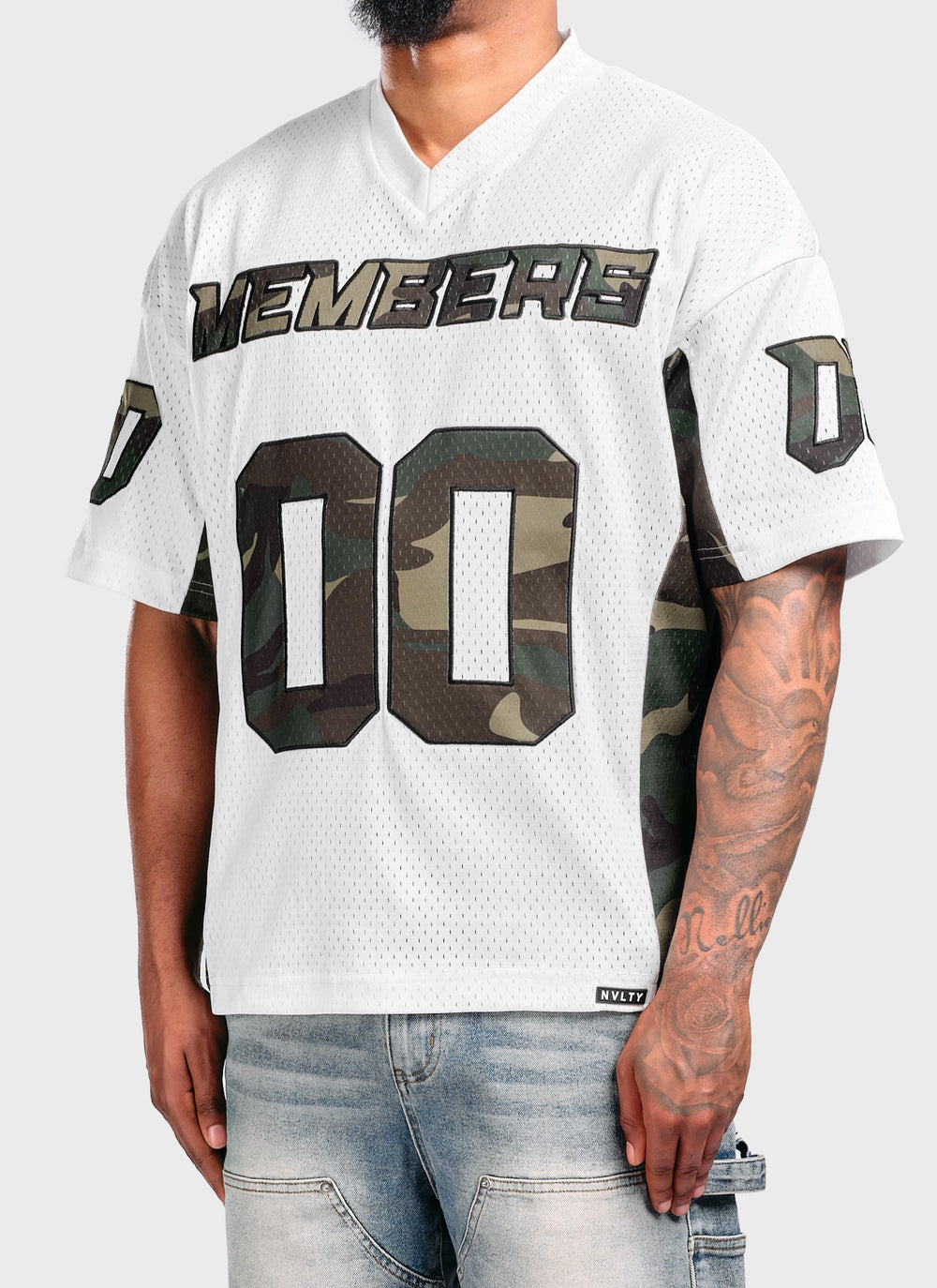 Members Camo Jersey - White