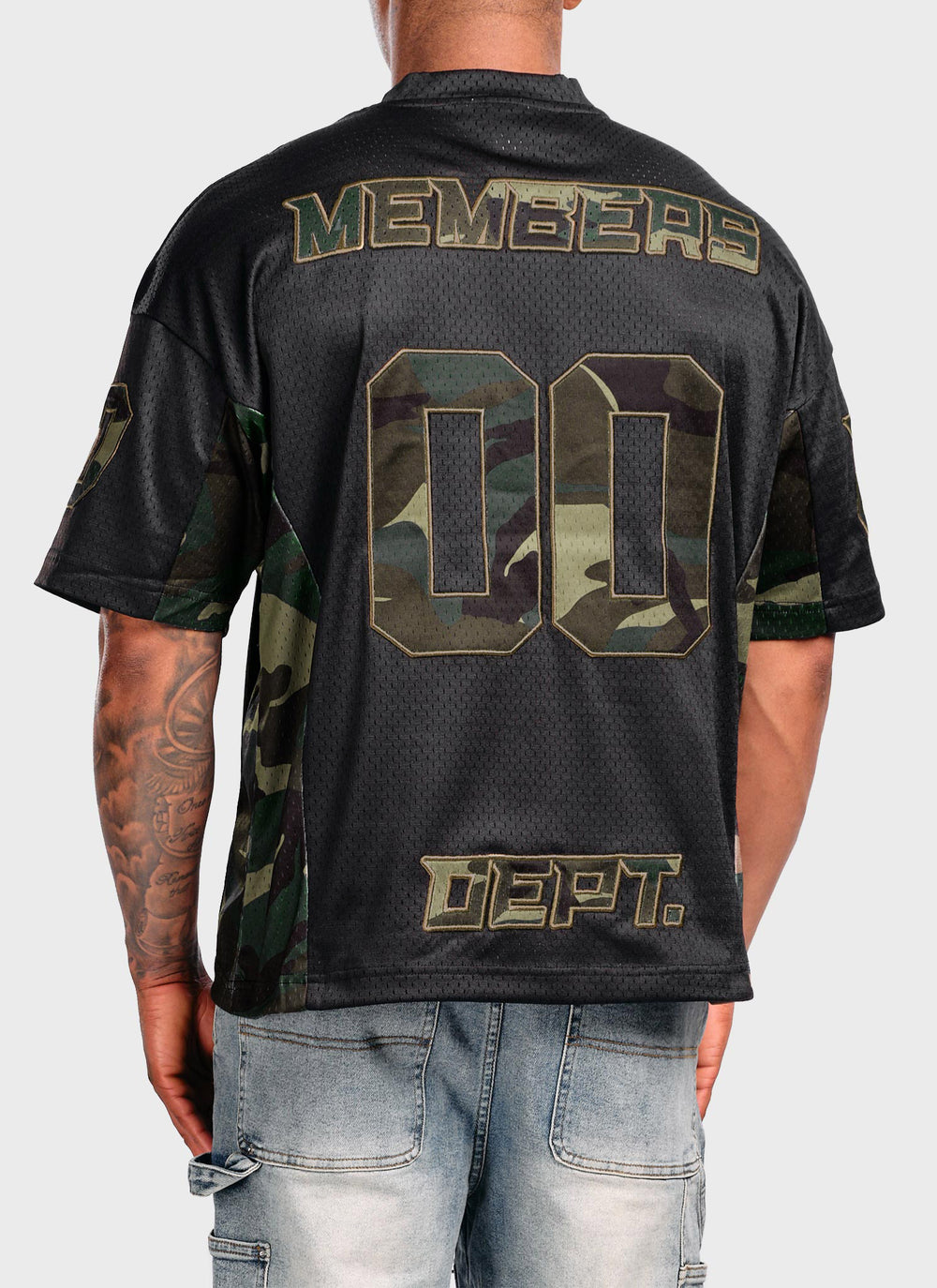 Members Camo Jersey - Black