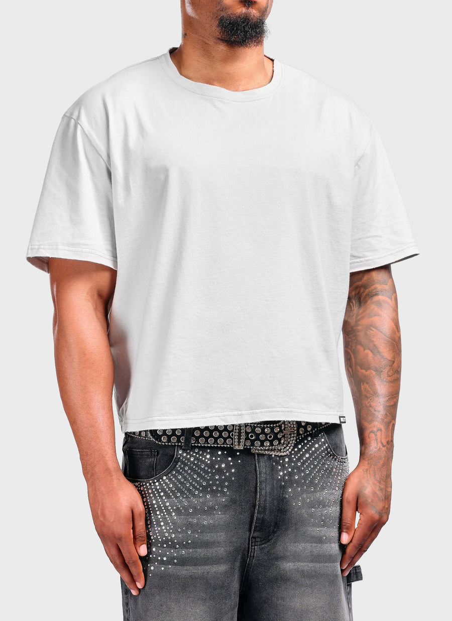 Vintage Crop T-Shirt - White