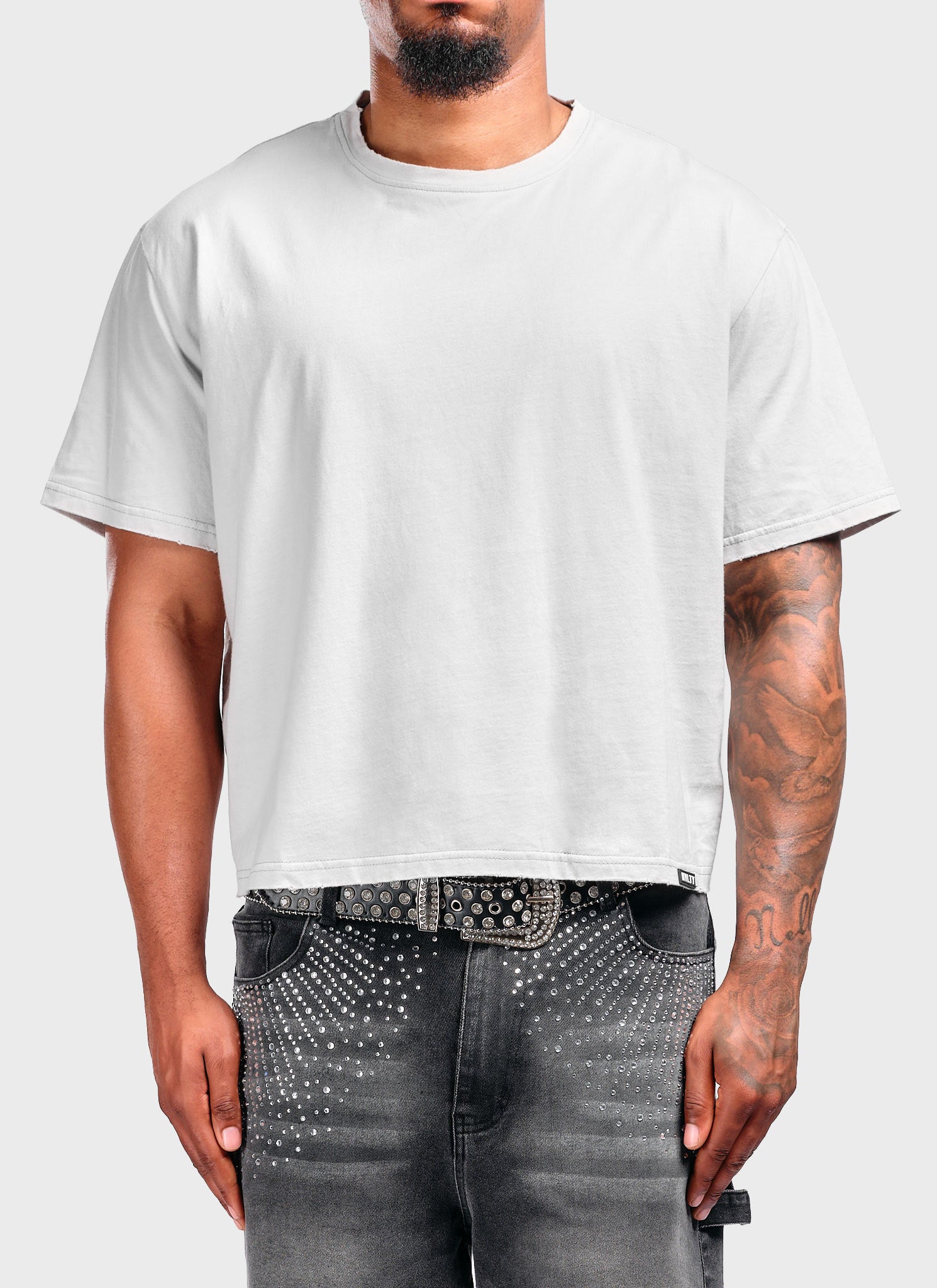 Vintage Crop T-Shirt - White