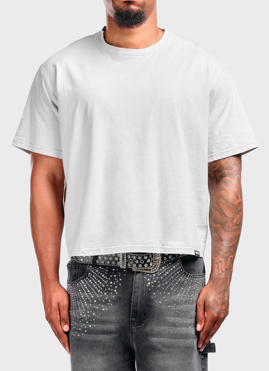 Vintage Crop T-Shirt - White