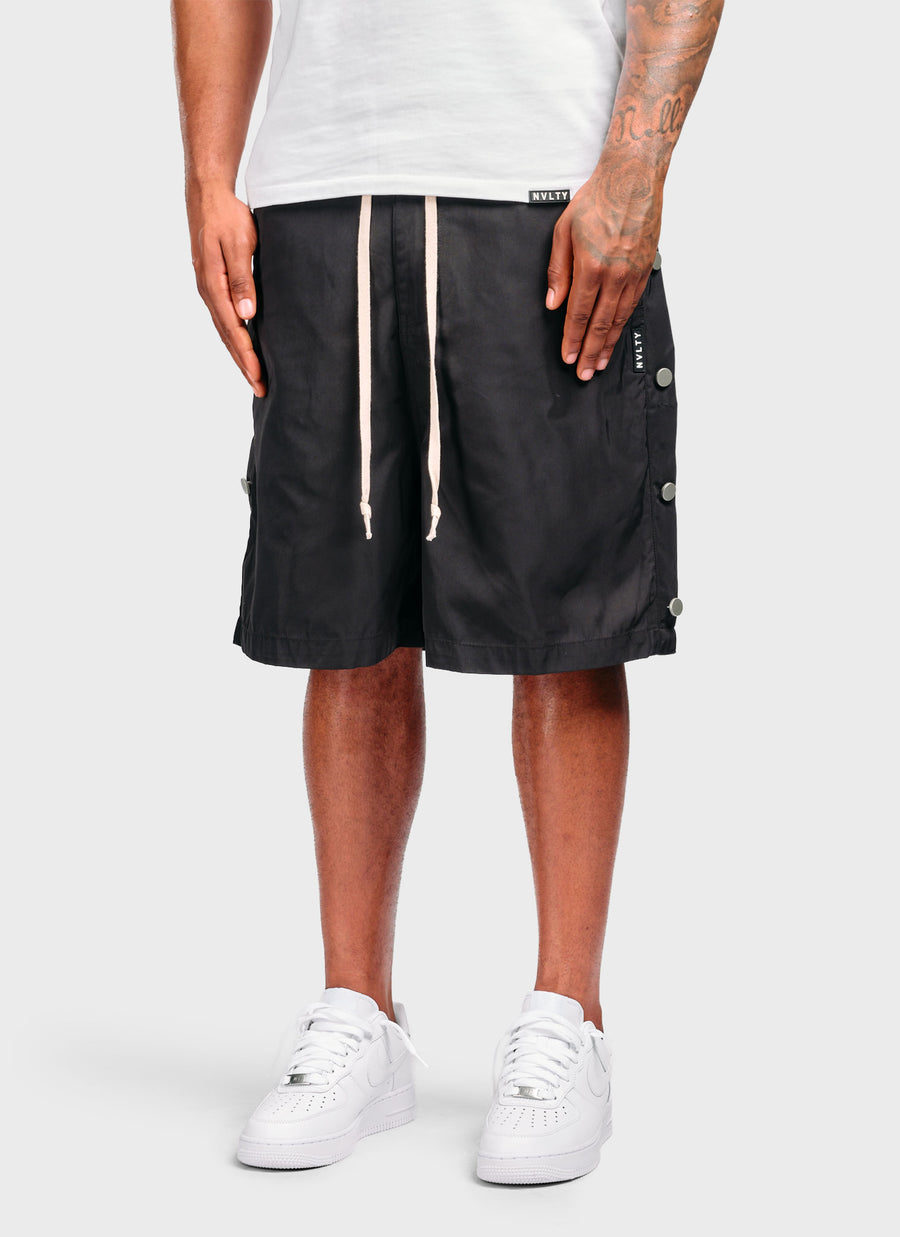 Nylon Snapper Shorts - Black