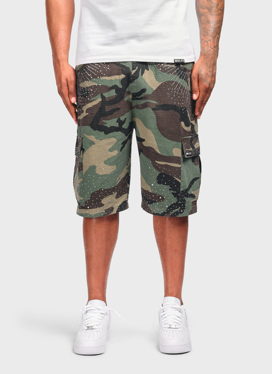 Vintage VVS Cluster Cargo Shorts - Camo