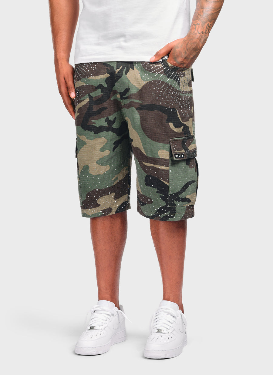 Vintage VVS Cluster Cargo Shorts - Camo