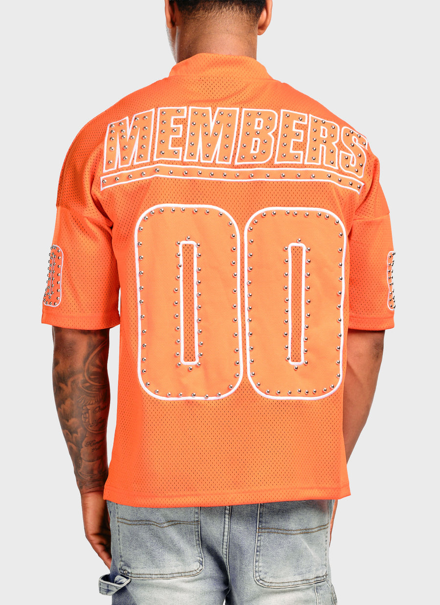 Members Studded Jersey - Orange