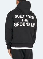 Built From The Ground Up Hoodie - Black
