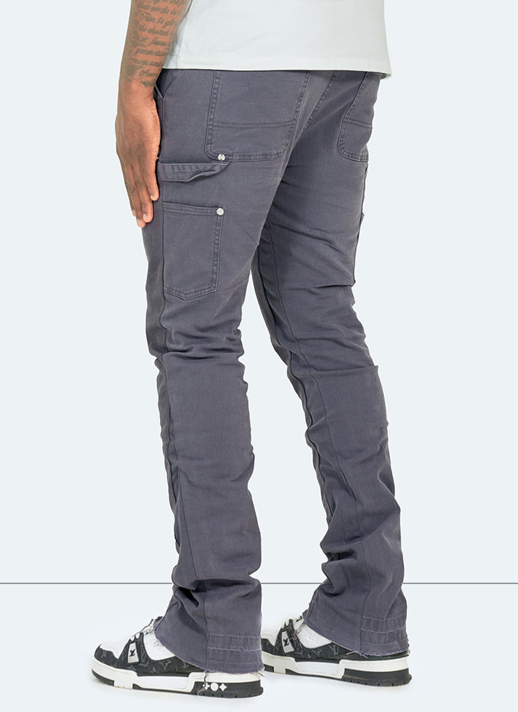 Vintage Flare Carpenter Jeans - Grey