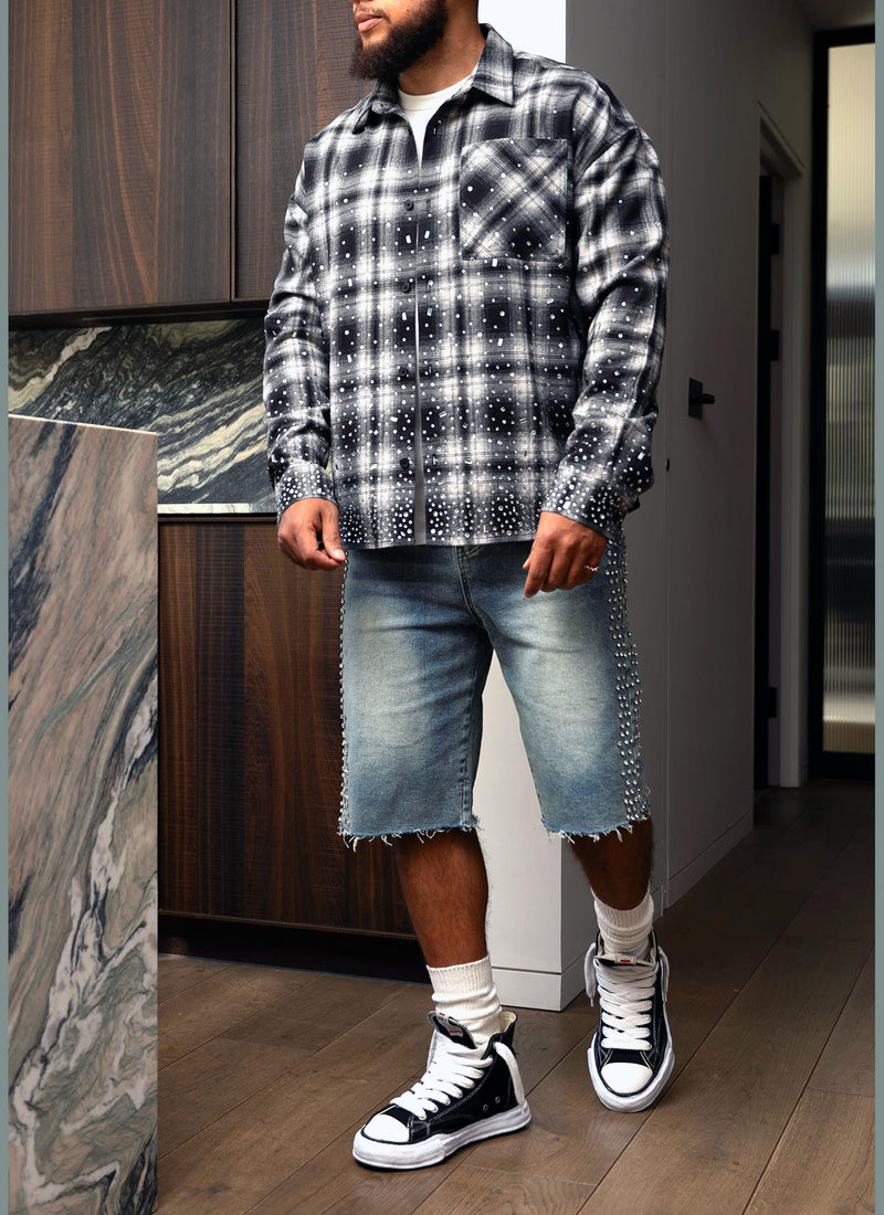 Vintage VVS Flannel - Black