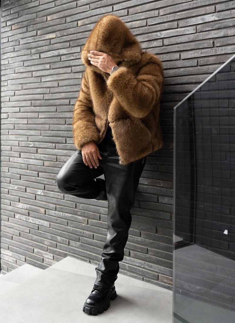 Fur Jacket - Brown