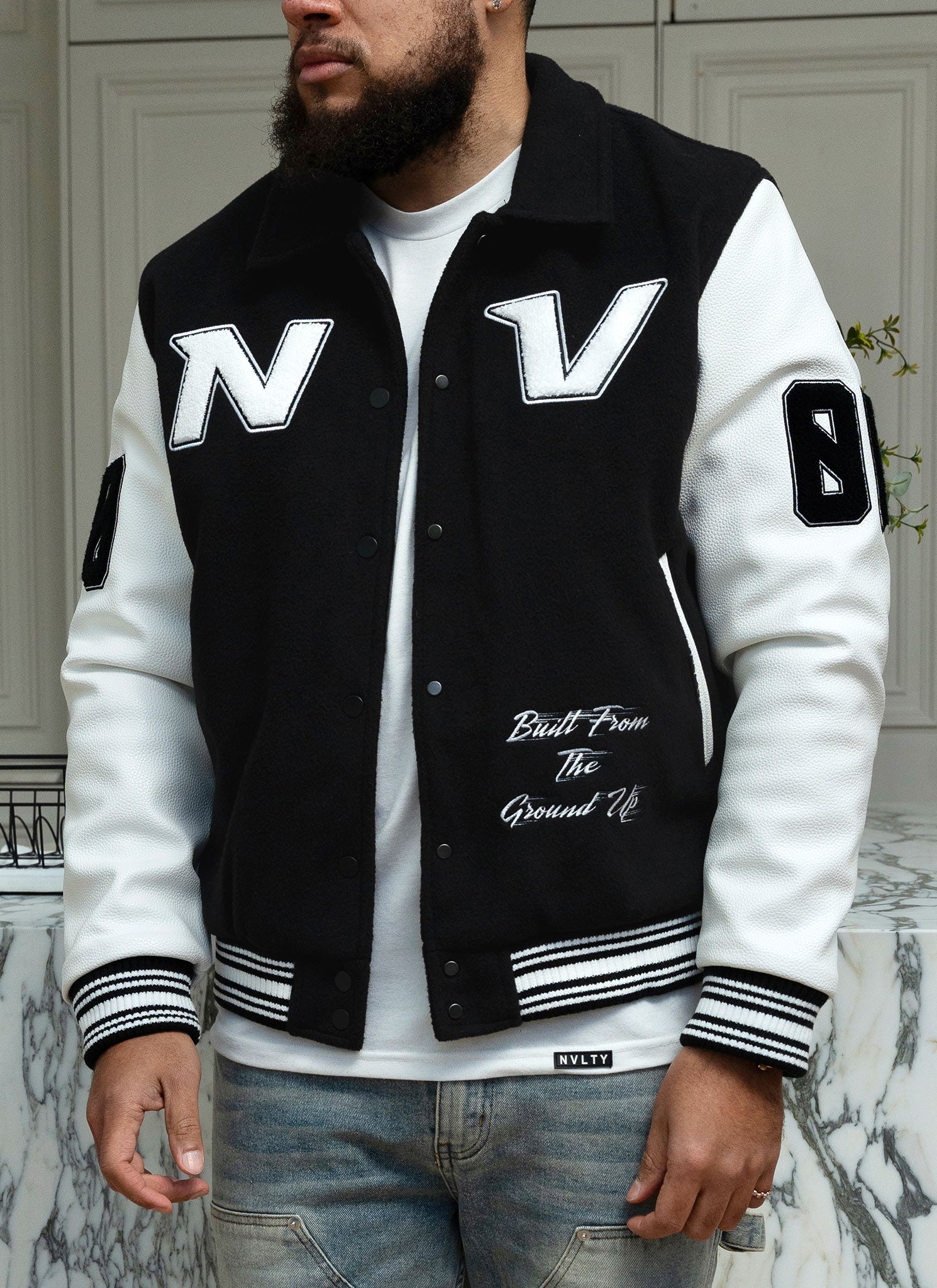 All Star Varsity Jacket - Black