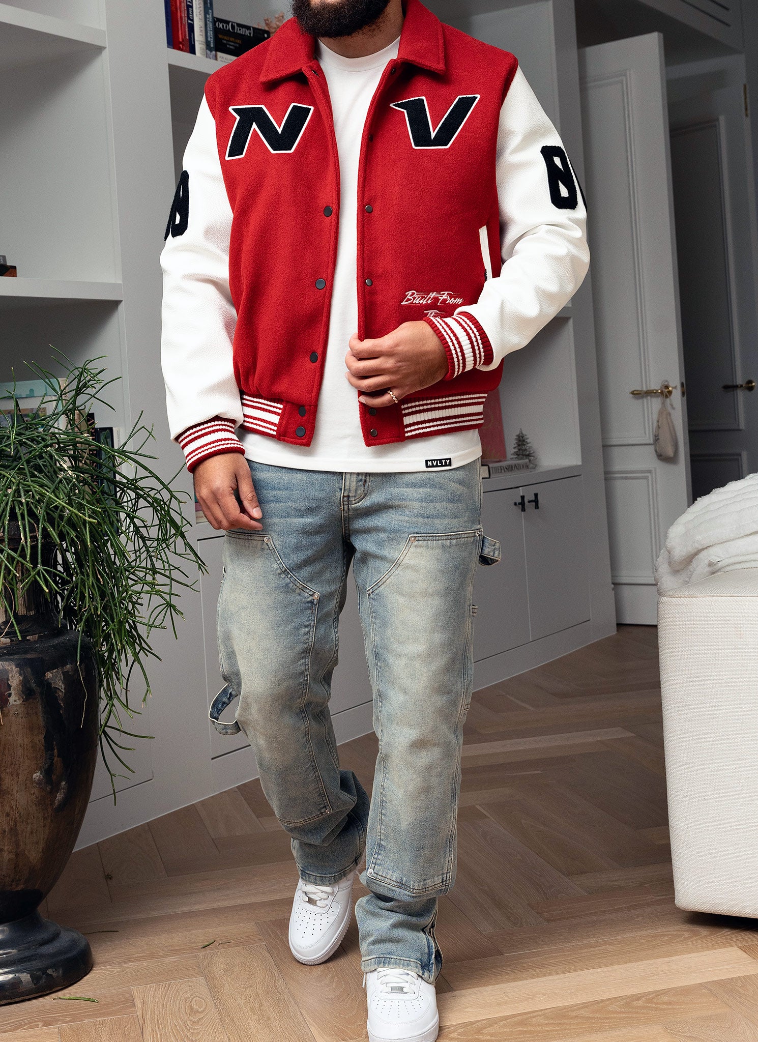 All Star Varsity Jacket - Red