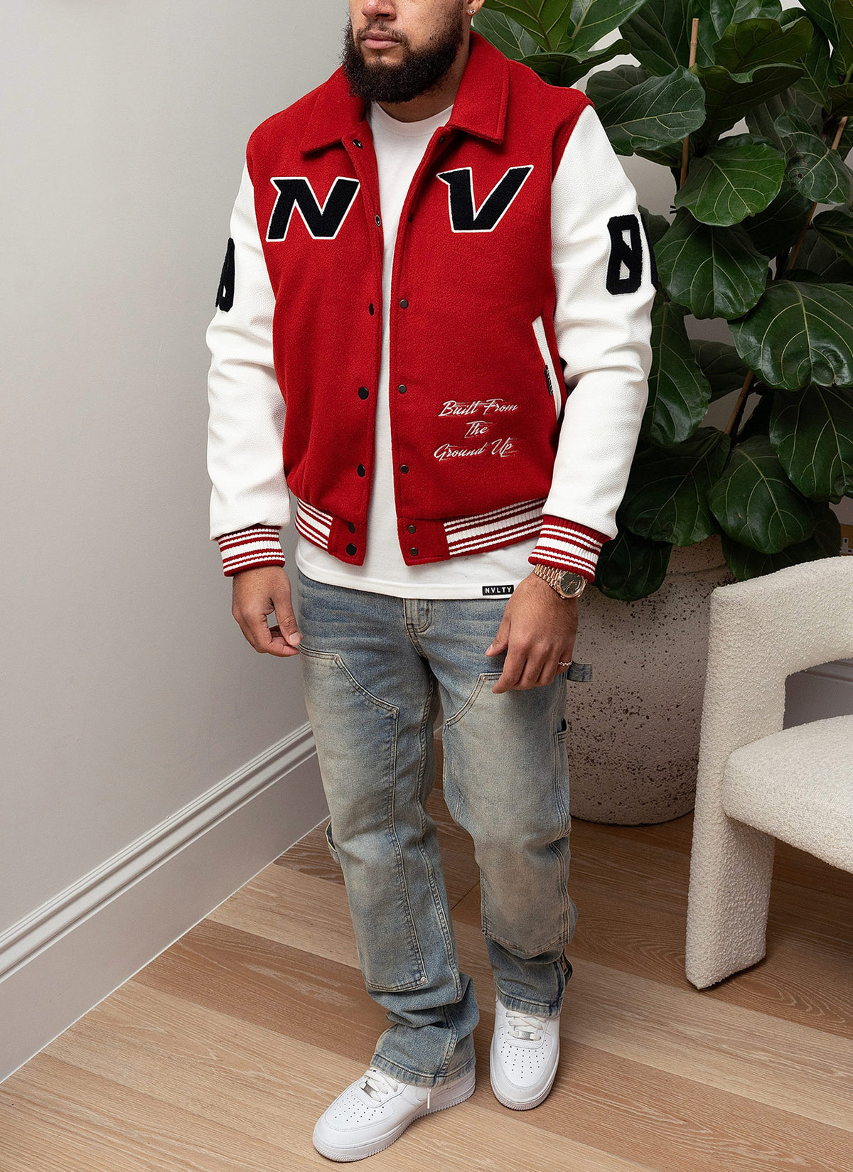 All Star Varsity Jacket - Red