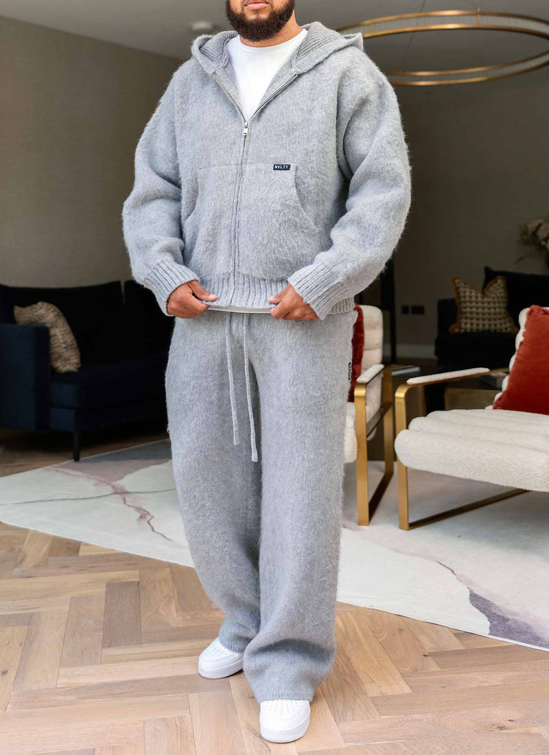Mohair Joggers - Grey