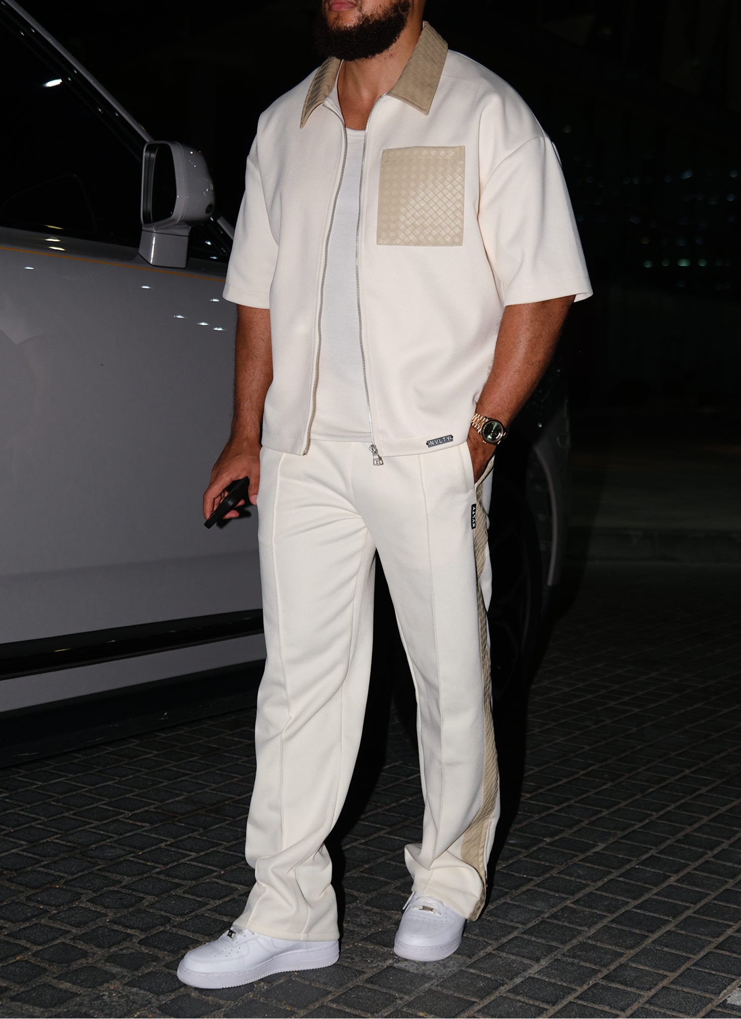 Twill Interlock Shirt - Ivory