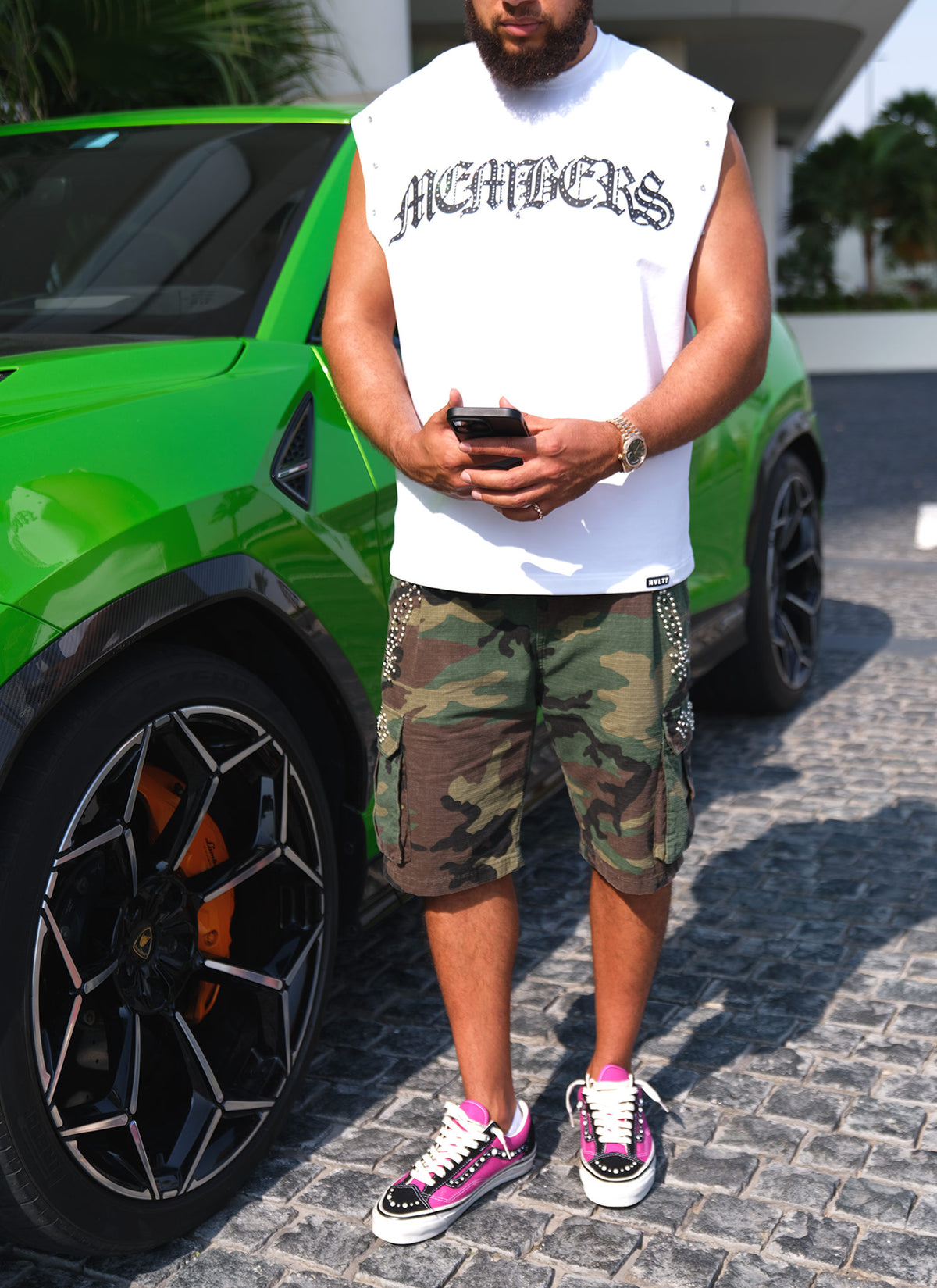 Members Built VVS Sleeveless T-Shirt - White