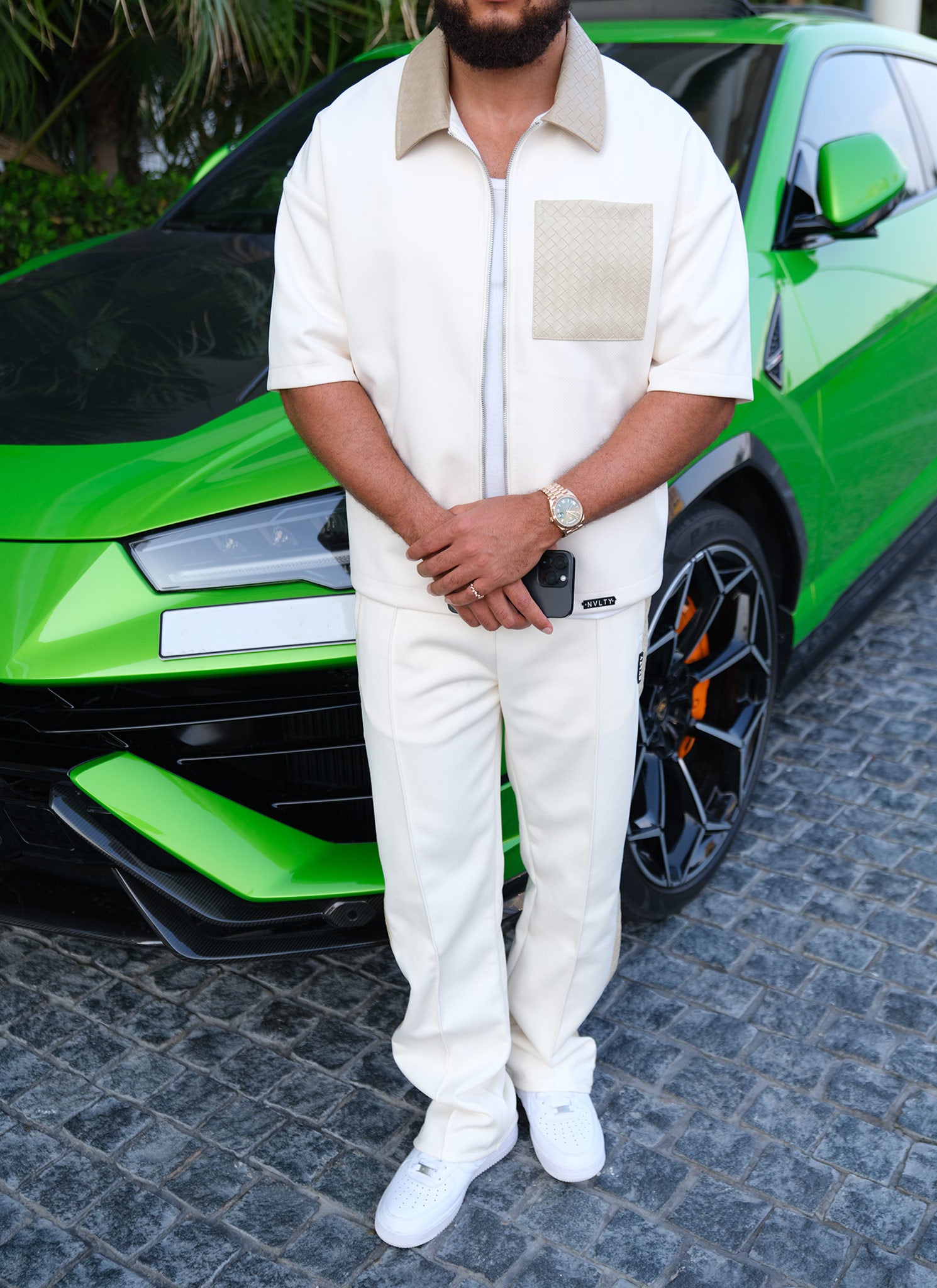 Twill Interlock Shirt - Ivory