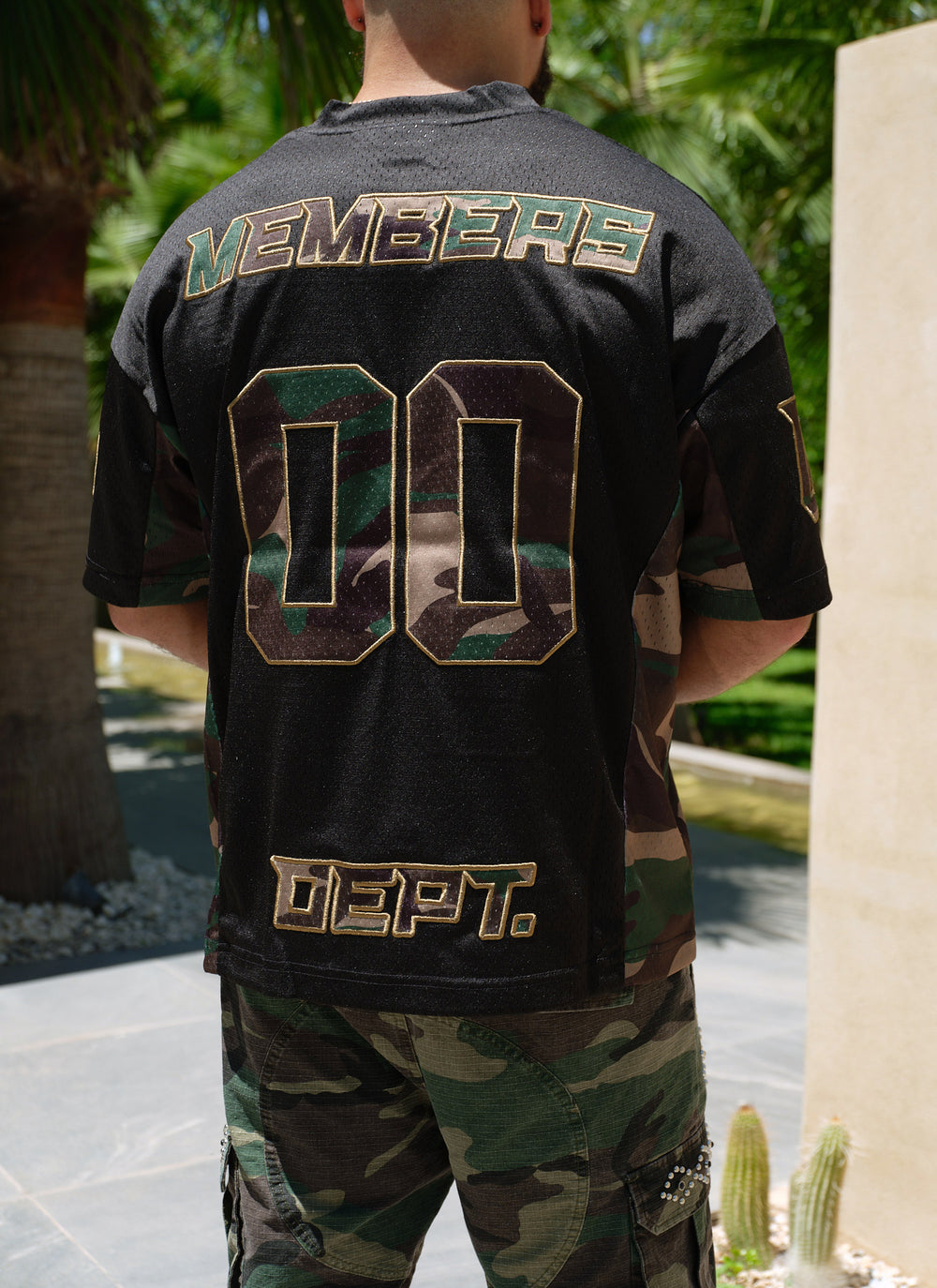 Members Camo Jersey - Black