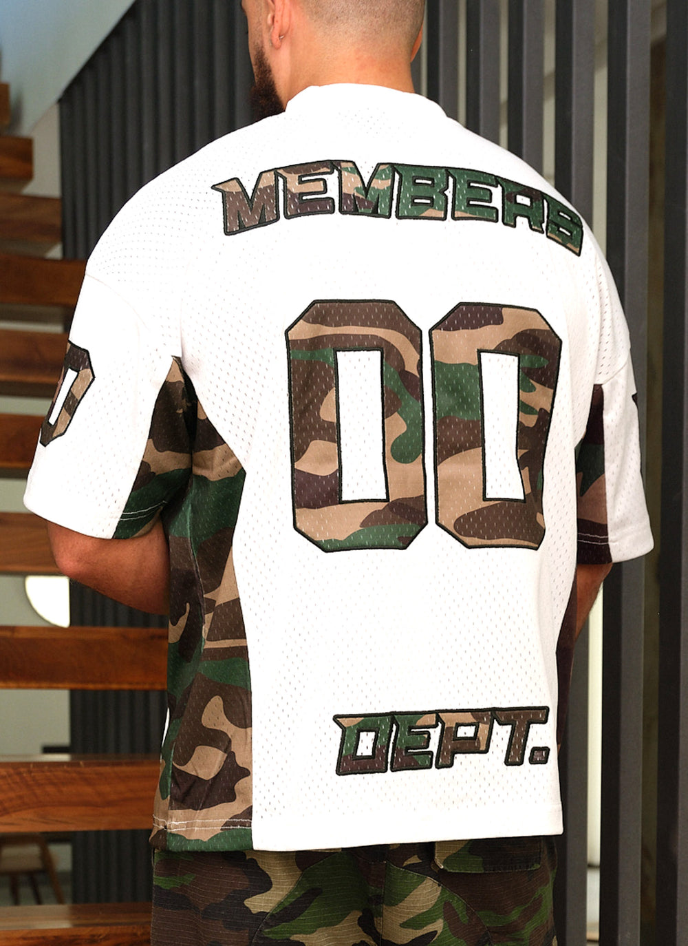 Members Camo Jersey - White