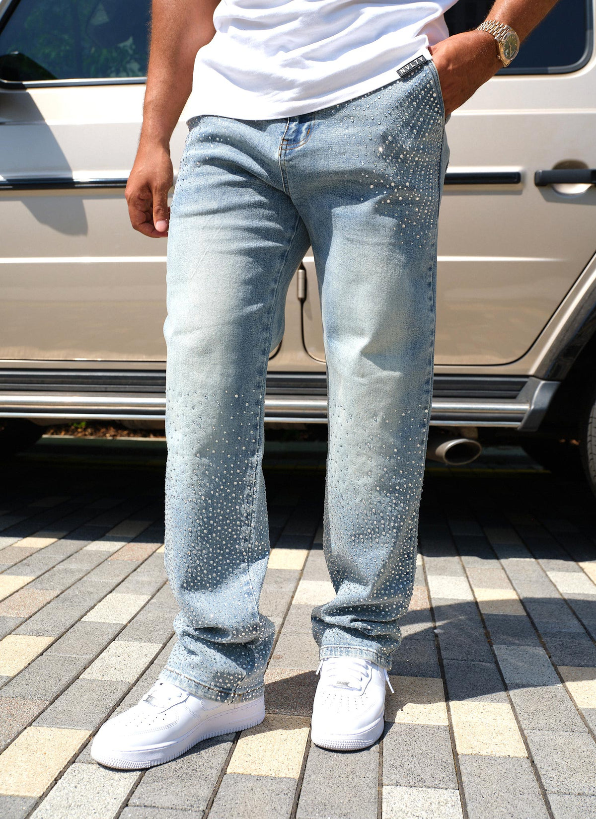 Vintage VVS Cluster Jeans - Blue
