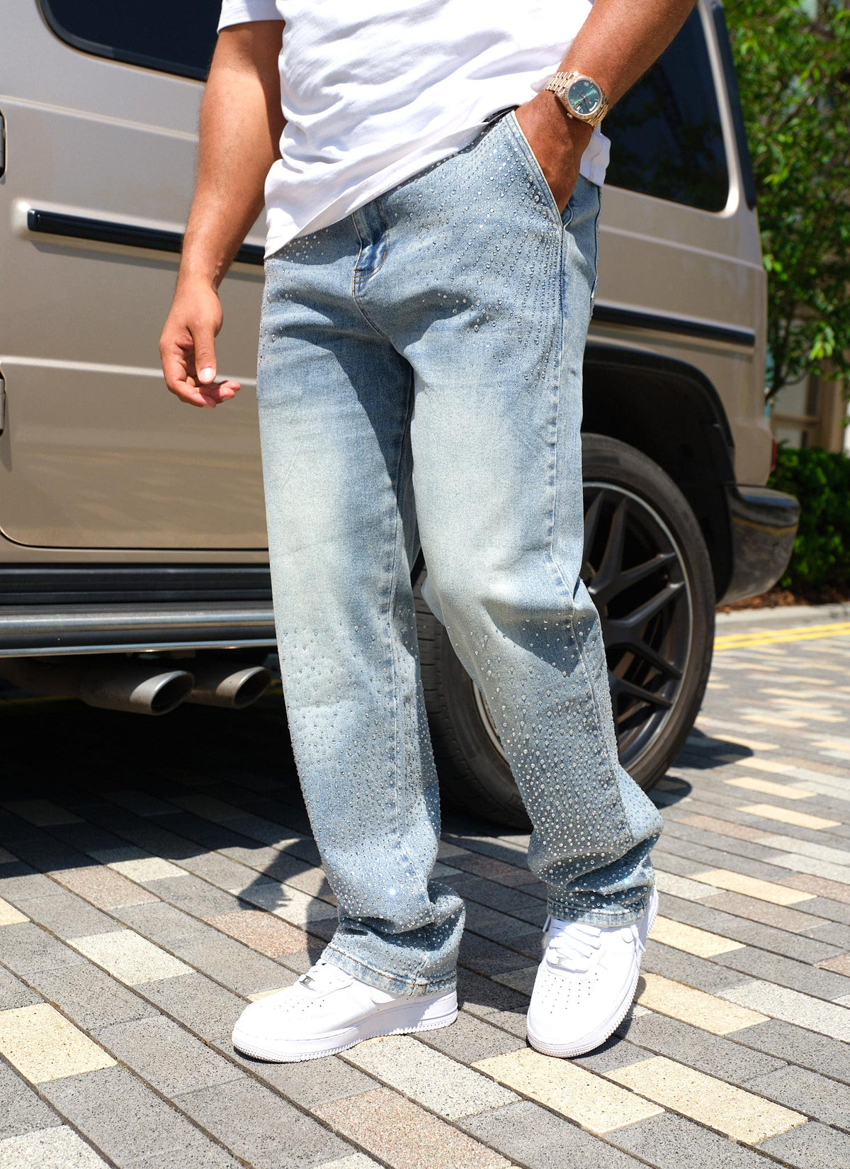 Vintage VVS Cluster Jeans - Blue