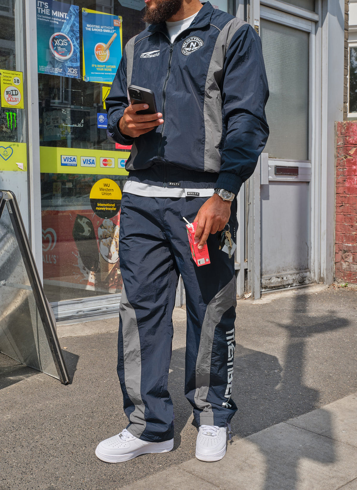 Members Track Jacket - Navy