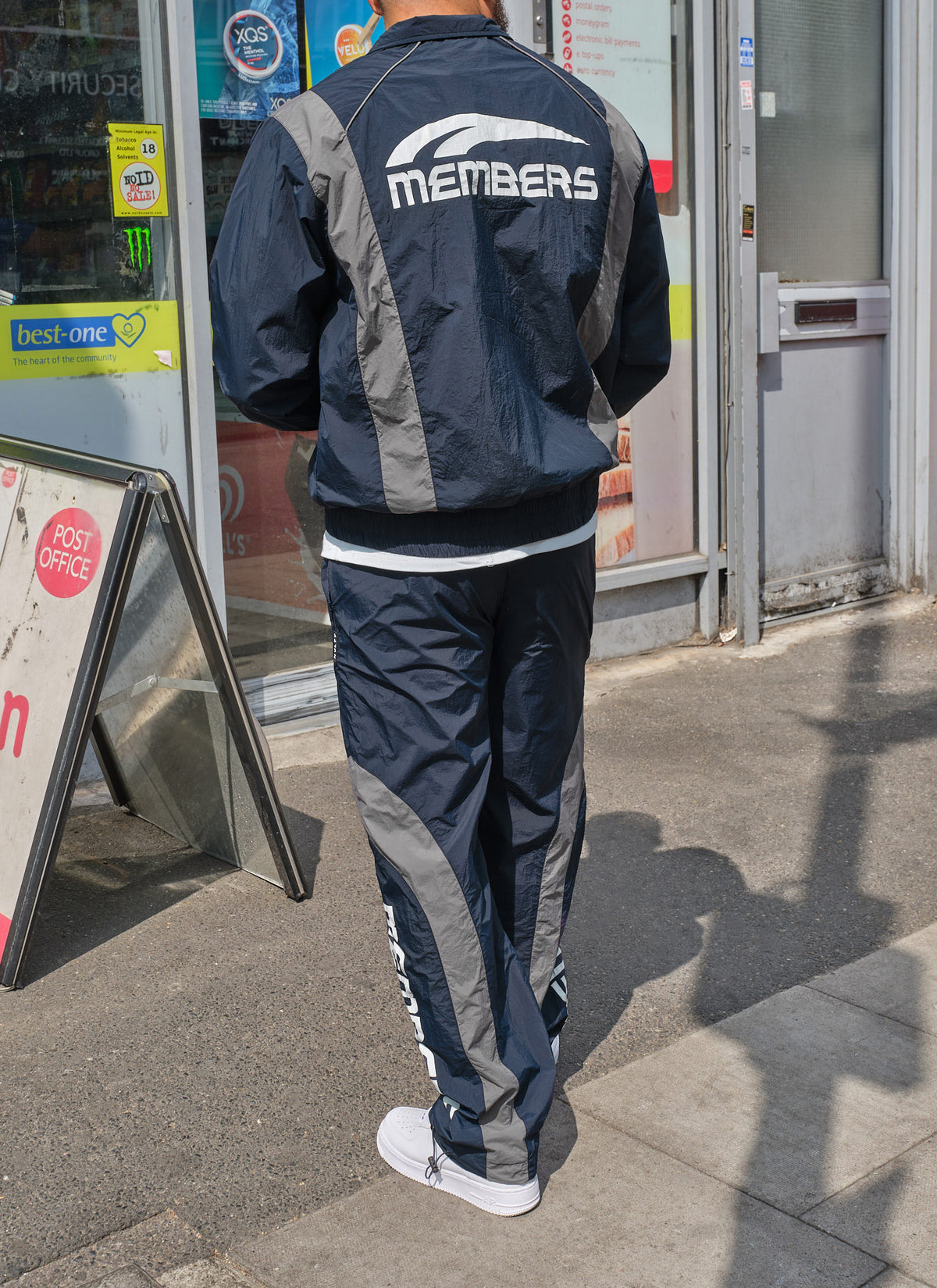 Members Track Jacket - Navy