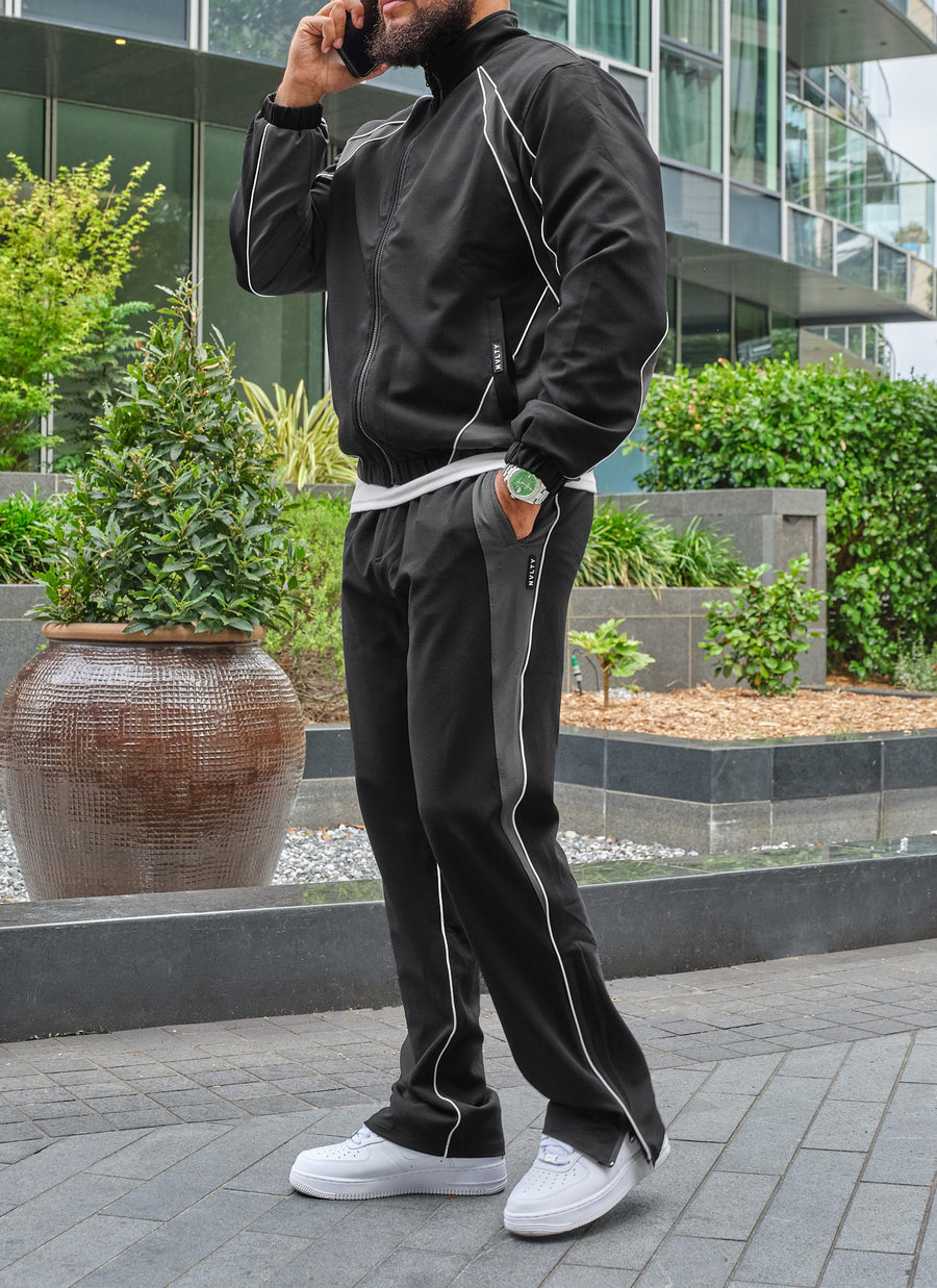 Athletic Track Pants - Black
