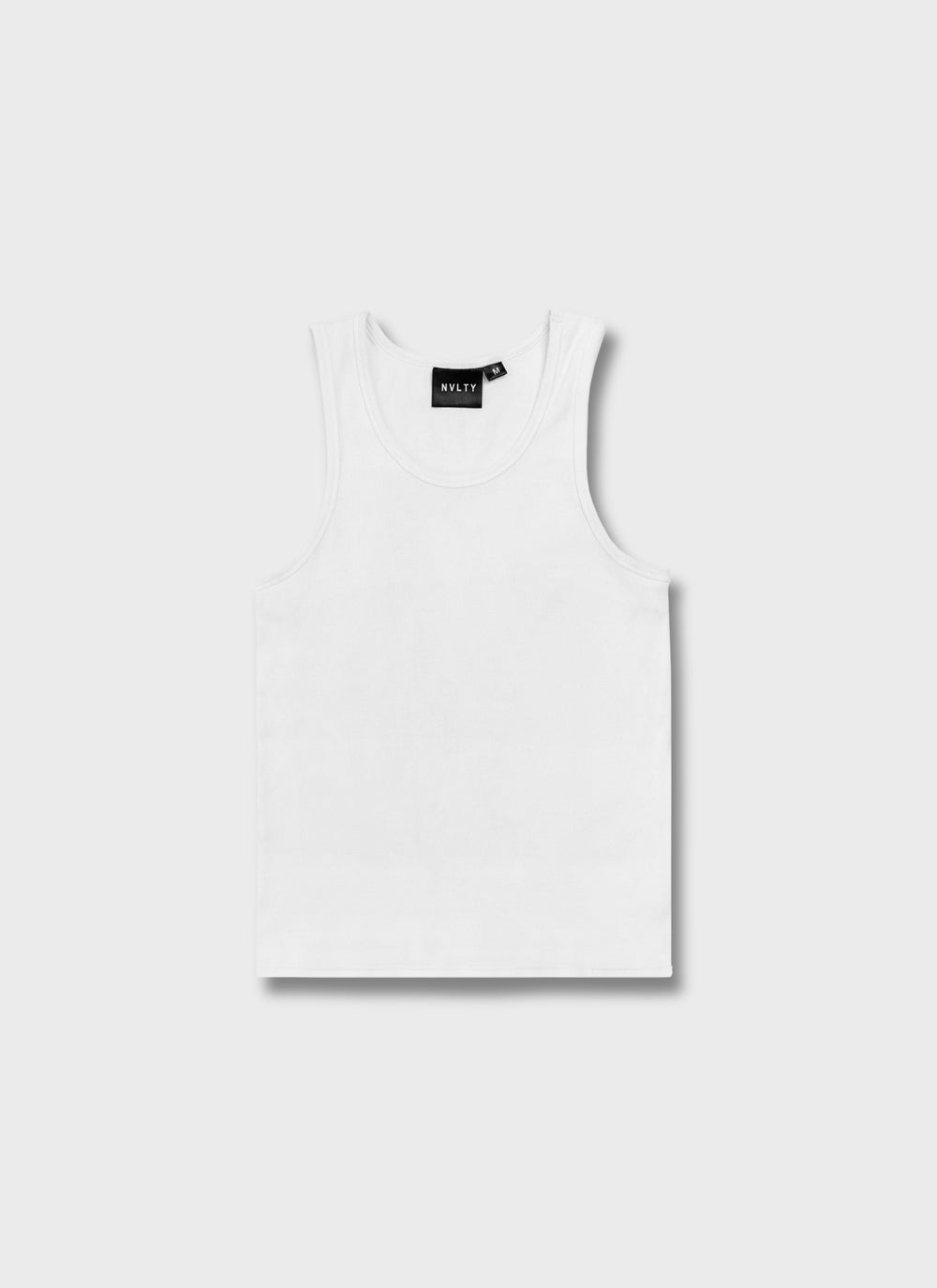 Essential Heavy Ribbed Vest - White