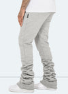 Vintage Stacked Joggers - Grey