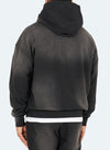 Vintage Sunfaded Hoodie - Black