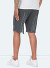 Vintage Flame Shorts - Washed Black