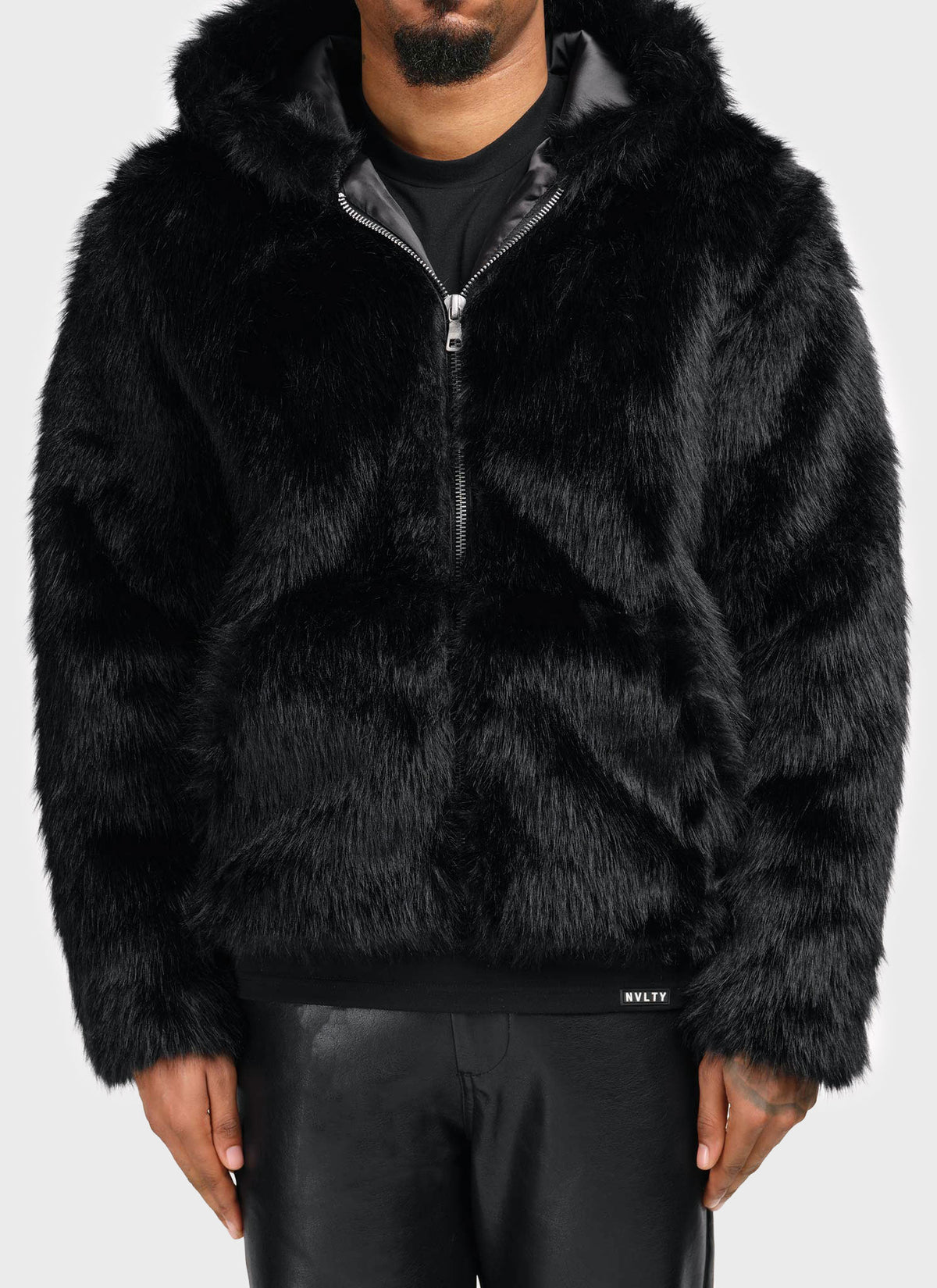 Fur Jacket - Black