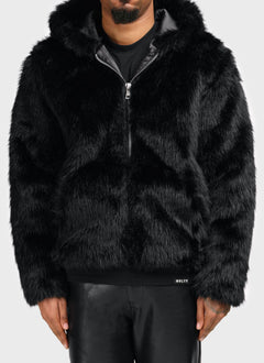 Fur Jacket - Black