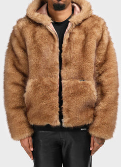 Fur Jacket - Brown