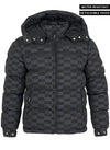 Monogram Puffer Jacket - Black